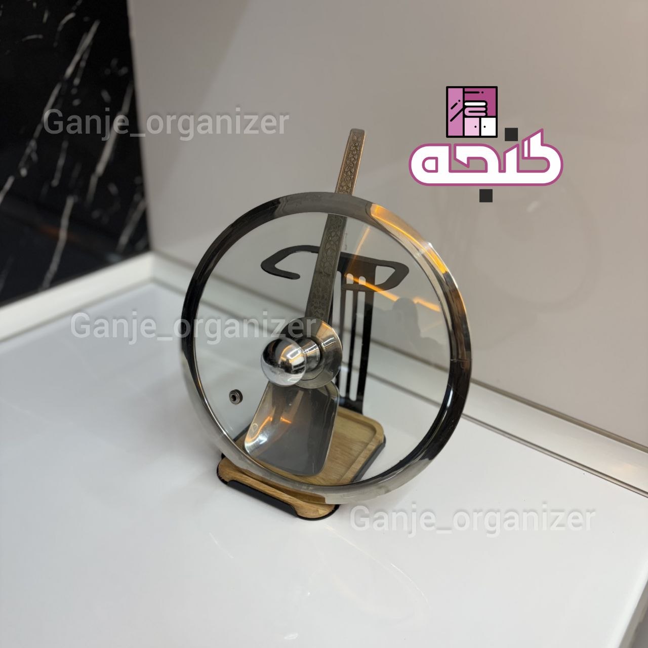 استند کفگیر و درب قابلمه